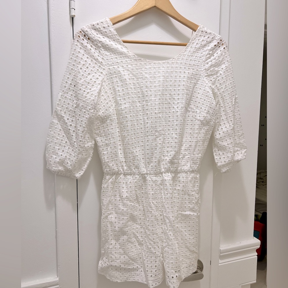 Anthropologie white romper 🏝